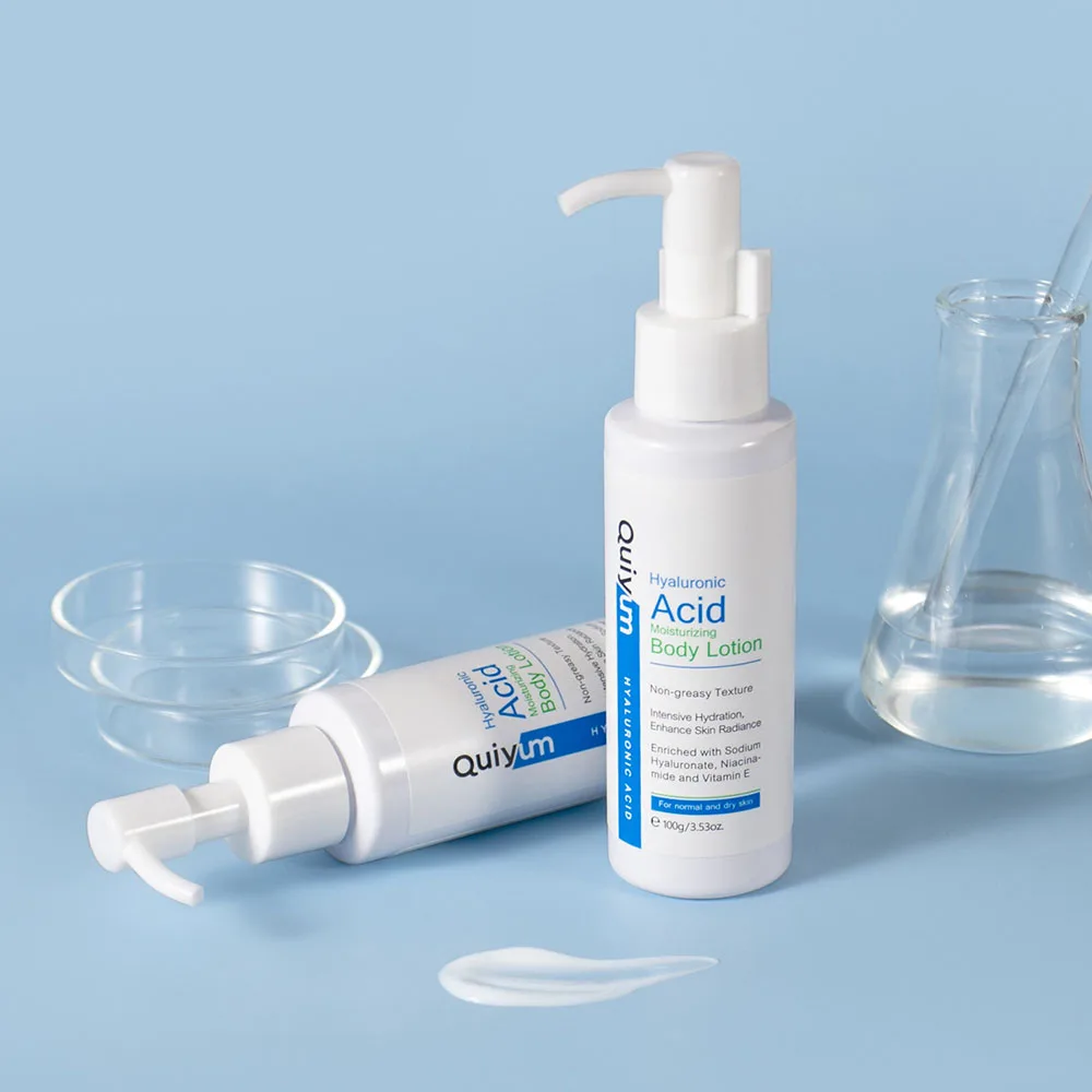 

QUIYUM 100г Увлажняющий крем для тела с гиалуроновой кислотой, быстро впитывающийся нежирный лосьон для всех типов кожи, увлажняющий и питательный уход за кожей