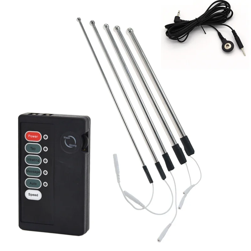 Medical Themed Toys Electric Shock Horse Eye Masturbation Stimulation Penis Sex Toy for Men Stick Pulse Massage Insertion Rods