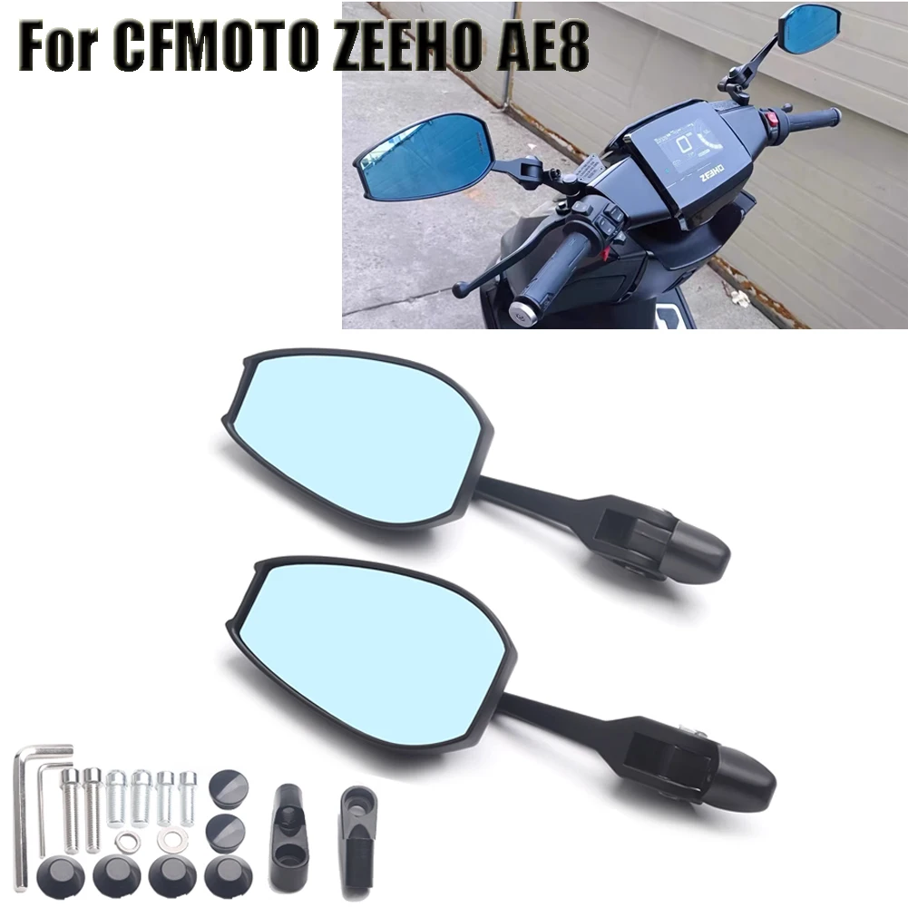 Motorcycle Left Right Rearview Mirrors Side Mirror For CFMOTO ZEEHO AE8 AE6 AE2 ae8 Side Mirrors