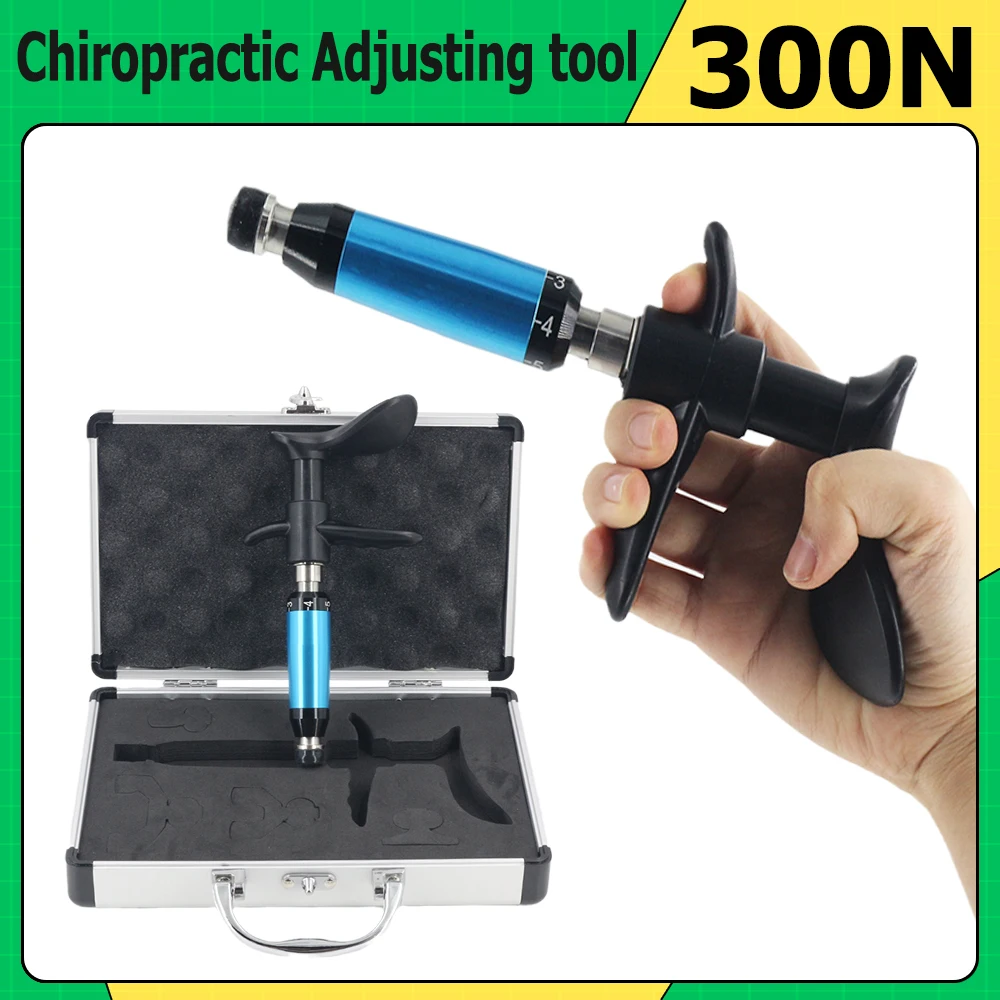 Chiropractic Adjusting Tool New 6Levels Back Massager Spine Adjust Corrector Therapy Impulse Bone Spinal Manual Massage Gun 2026
