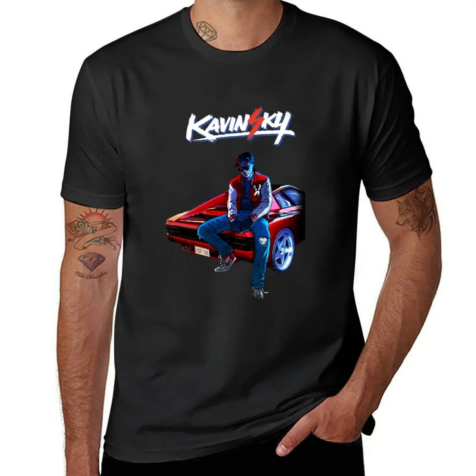 Kavinsky T-Shirt shirts graphic tees quick-drying Men's clothing