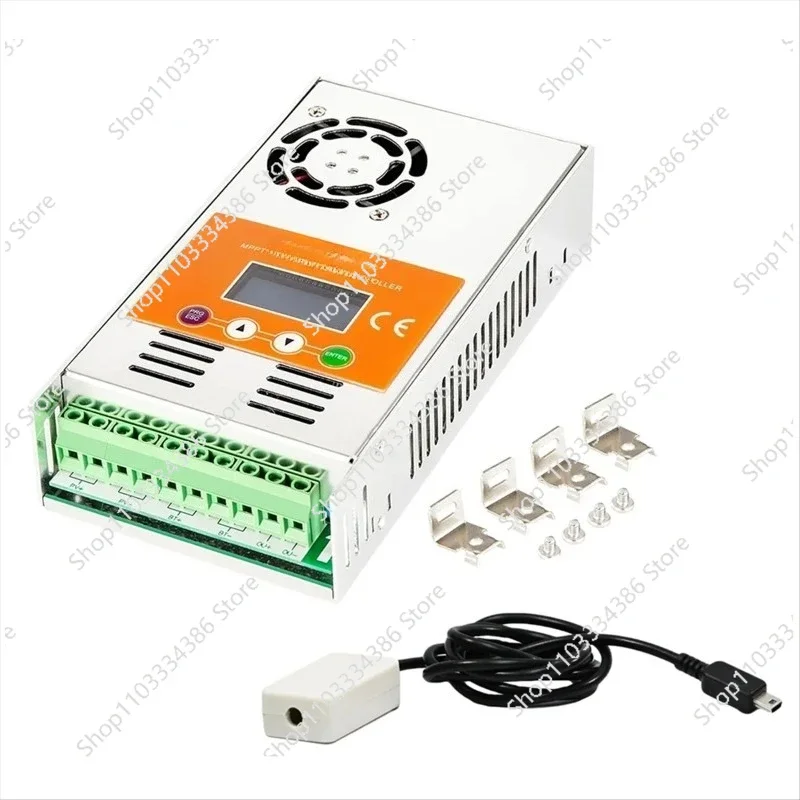 60A-V123 Wifi Cloud Box MPPT Solar Charge Controller 12V 24V 48V Lead Acid Battery Regulator MakeSkyBlue view 2