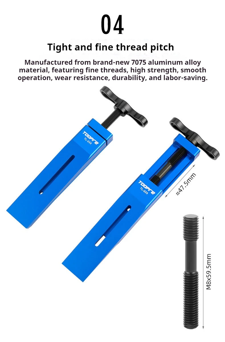 TOOPRE Mountainbike Öl Scheibe Kolben Reset Werkzeug Rennrad Bremssattel Hydraulische Klemme Reset – Detail 7