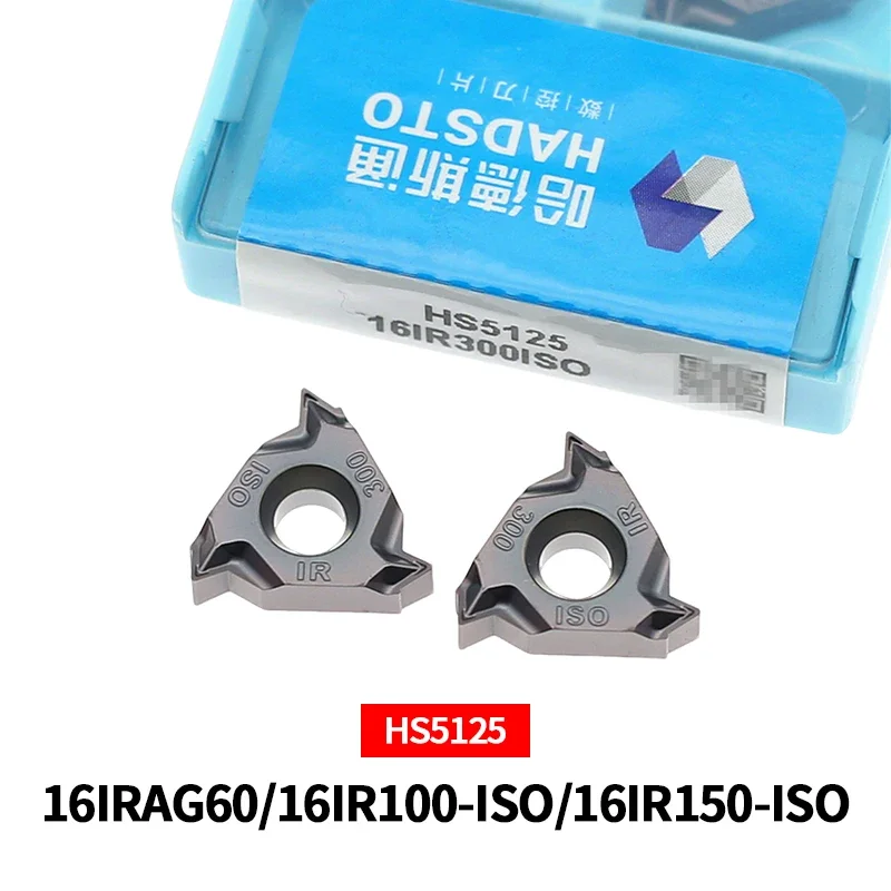 

10 шт. Оригинальные твердосплавные резьбовые пластины HADSTO 16IR 100ISO 200ISO A55 G55 AG55 8UN 8W для станков с ЧПУ, для нержавеющей и обычной стали