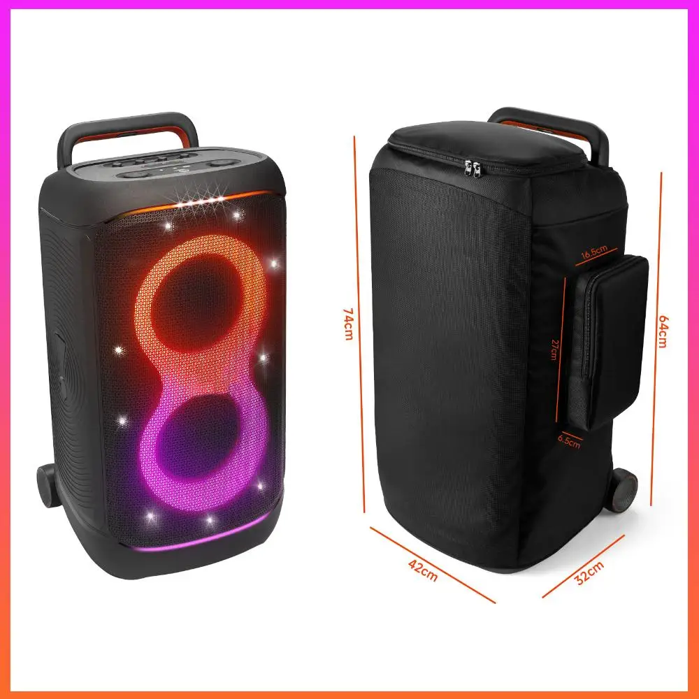 

For JBL PartyBox 520 Speaker Carry Cover Anti-Scratch Party Speaker Dust Cover Mesh Speaker Protective Cover for Outdoor Travel