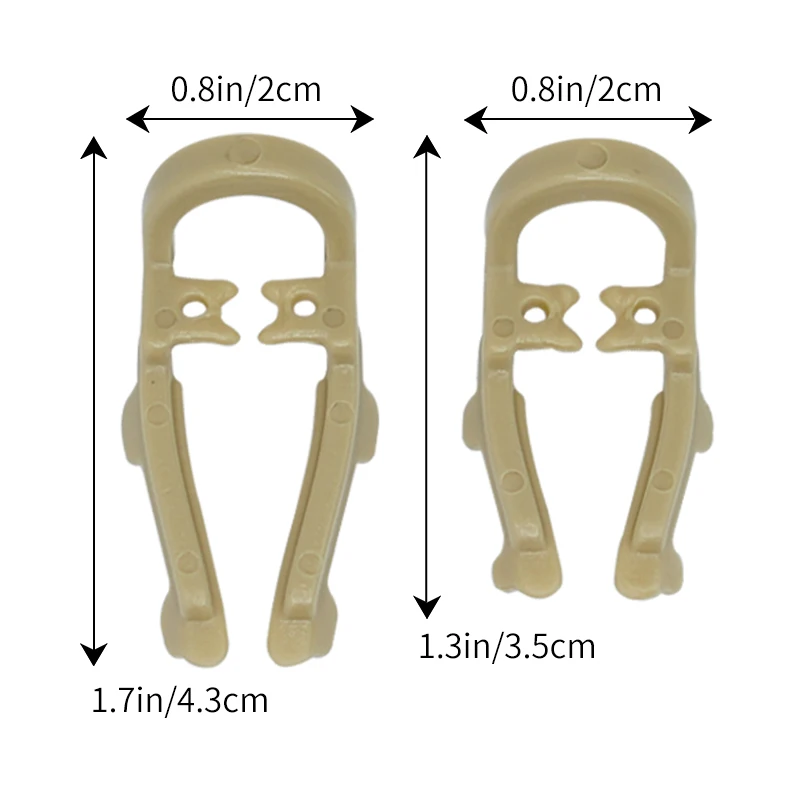 Pinces à Feuilles de Caoutchouc Dentaire, réinitialisation Barrière en Résine Autoclavable, Pince Ivoire, Instruments Dominatifs pour Dentiste, 4 Pièces