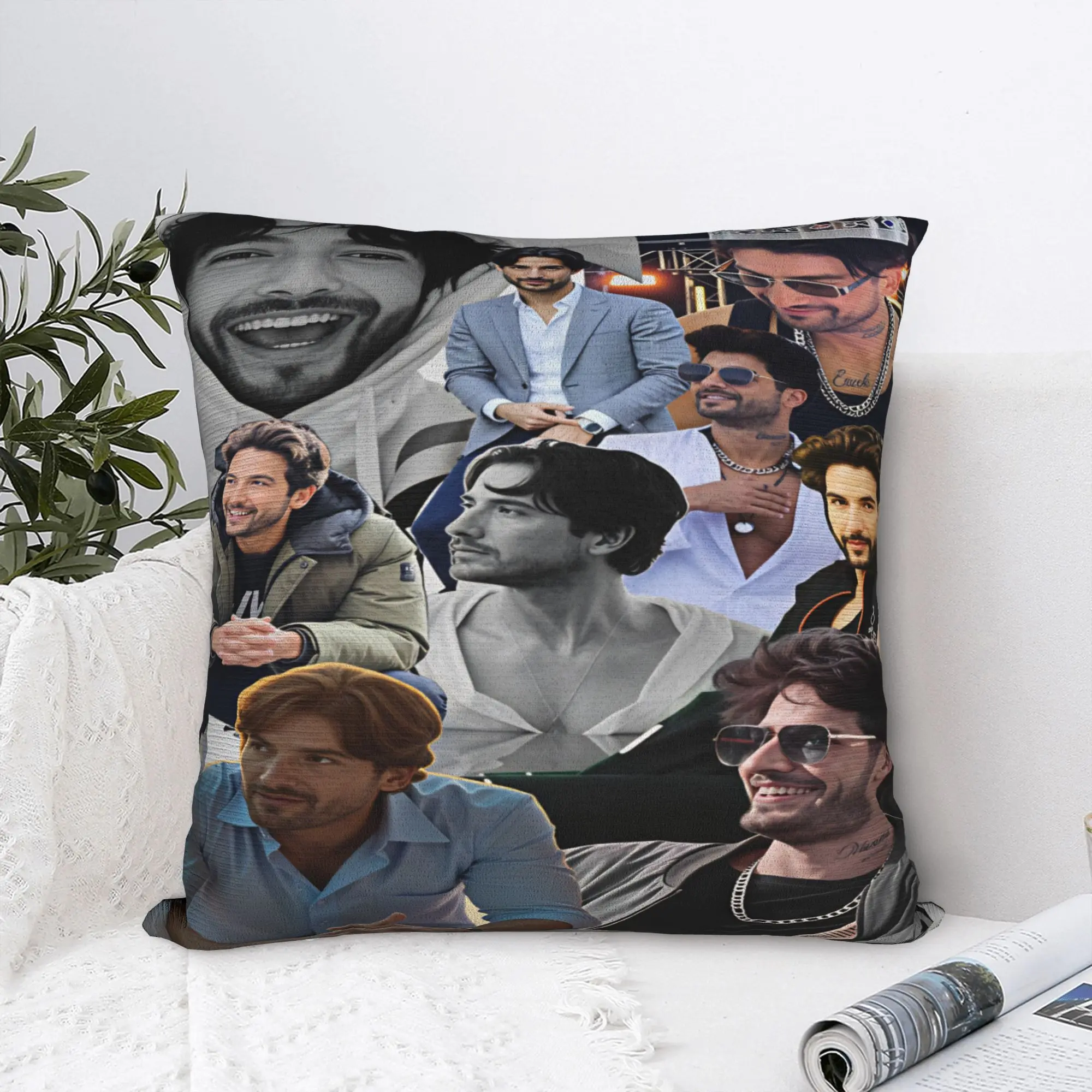 C-Charly Flow Pillow Case  Square Pillow Cover For Wedding Party Home Decor Vintage Pillowcases