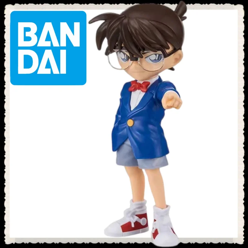 In Stock 100% Original Bandai Entry-level Cotton Detective Conan 13cm Non Proportional Assembled Model Toy For Fans Gift