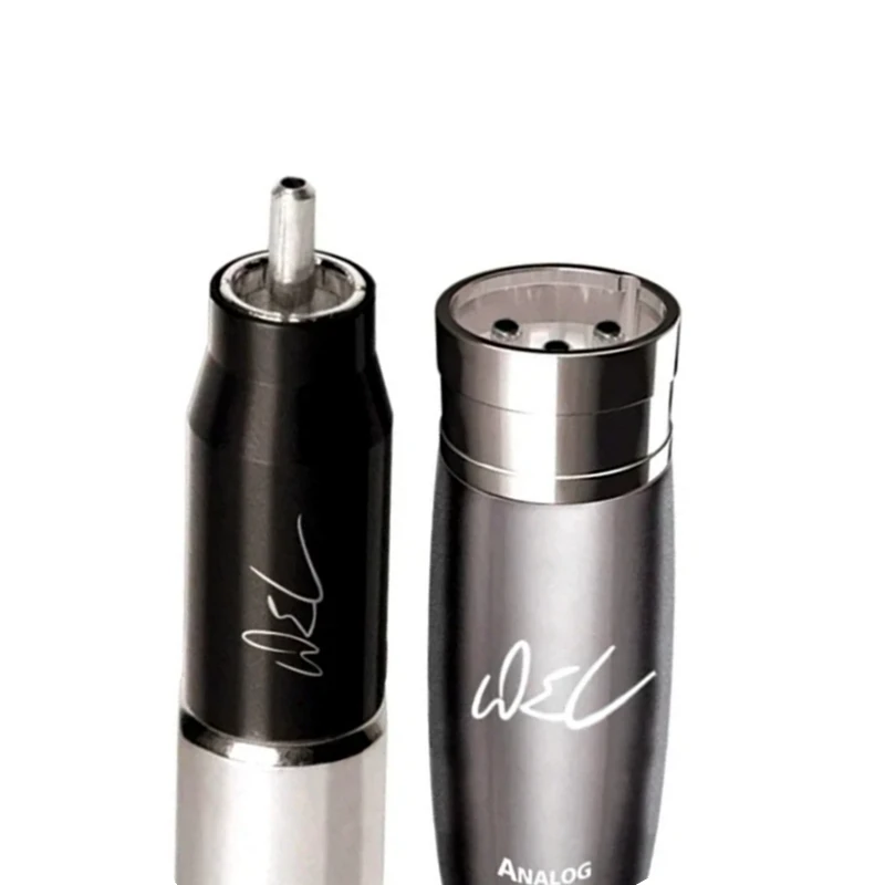 Hi-End WEL Assinatura RCA Cabo, PSS Prata, RCA Para RCA Cabo De Áudio, HiFi Interconexão, Cabo de Sinal com 72V Bateria