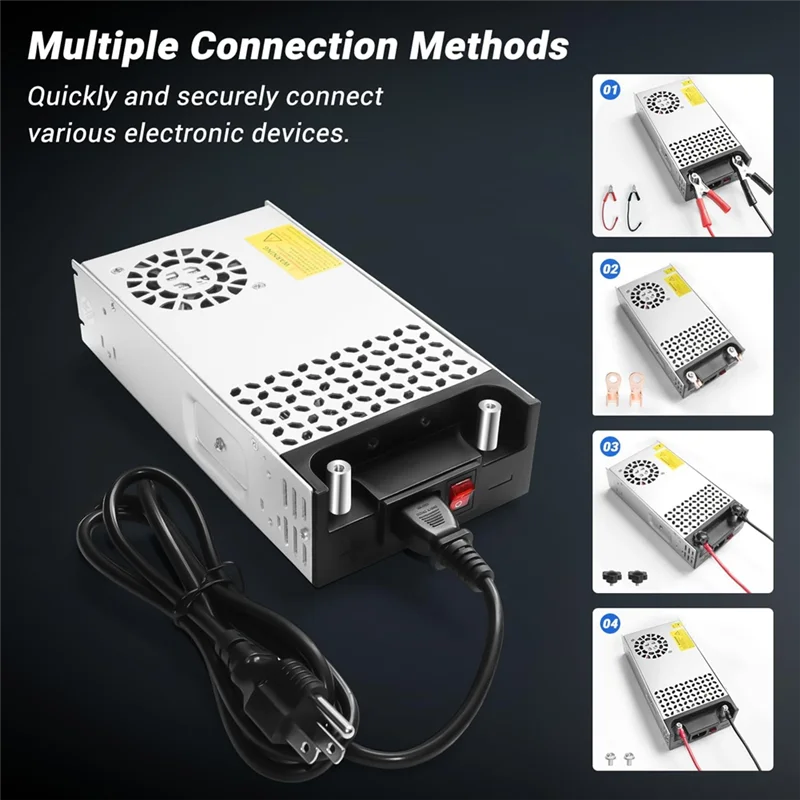 

【Lowest-Price!】Power Supply , 110V AC To 12V DC Converter 12V 600W 50A DC Switch Transformer For LED Strip,LCD Monitor US Plug A
