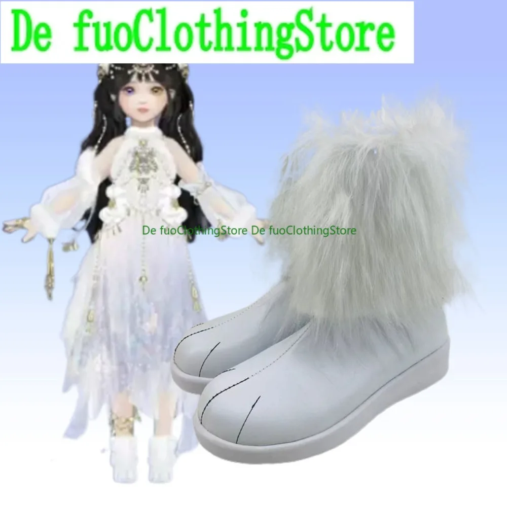 

DefuoClothing Justice Online Li Yu Ming Zhao Outfit Cosplay Shoes Anime Games Halloween Costumes Party Props Shoes