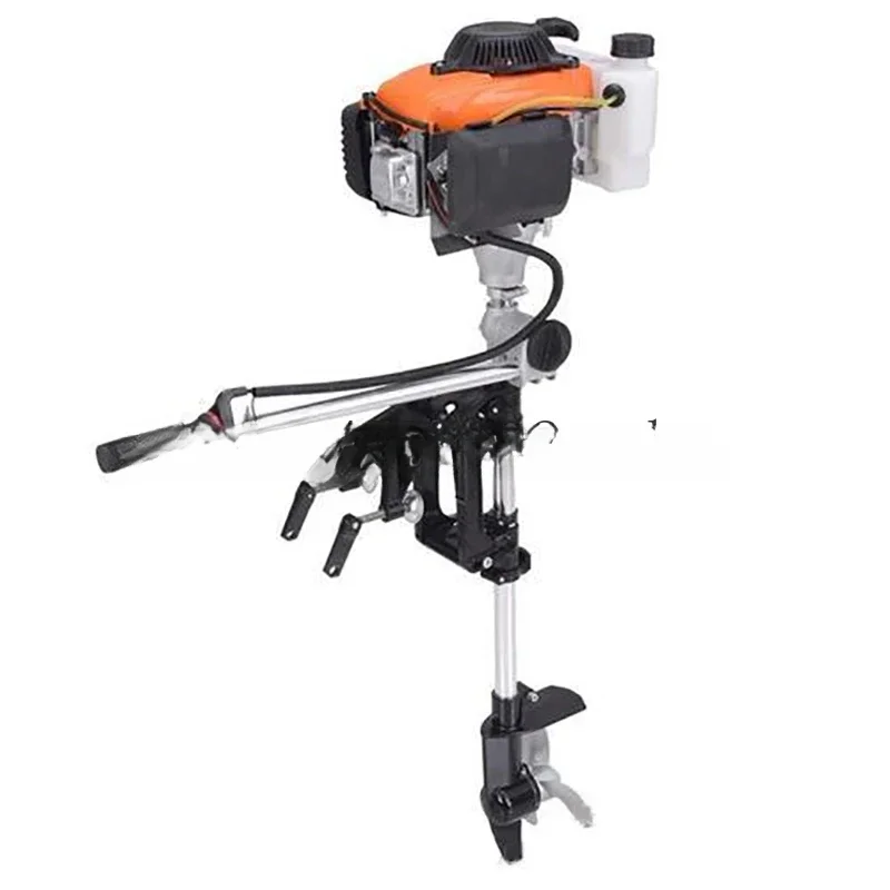 For 62CC Outboard Engine Marine Gasoline Powered Thrusters Paddle Hanging Machine Fishing Boat Motor Propeller Kayak Hanging