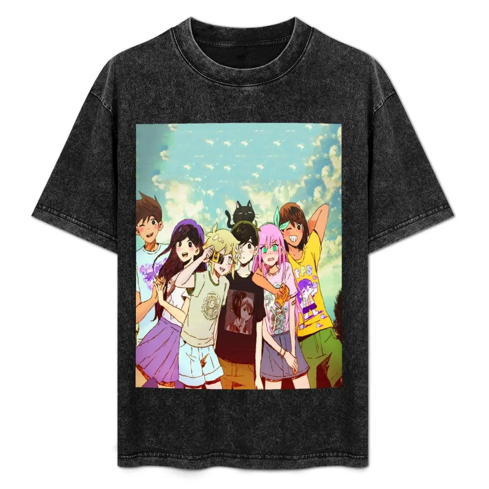 

Omori Aubrey Tshirt - Omori Game Clothing - Omori Sticker T-Shirt man t shirts high quality luxury brand T-Shirt