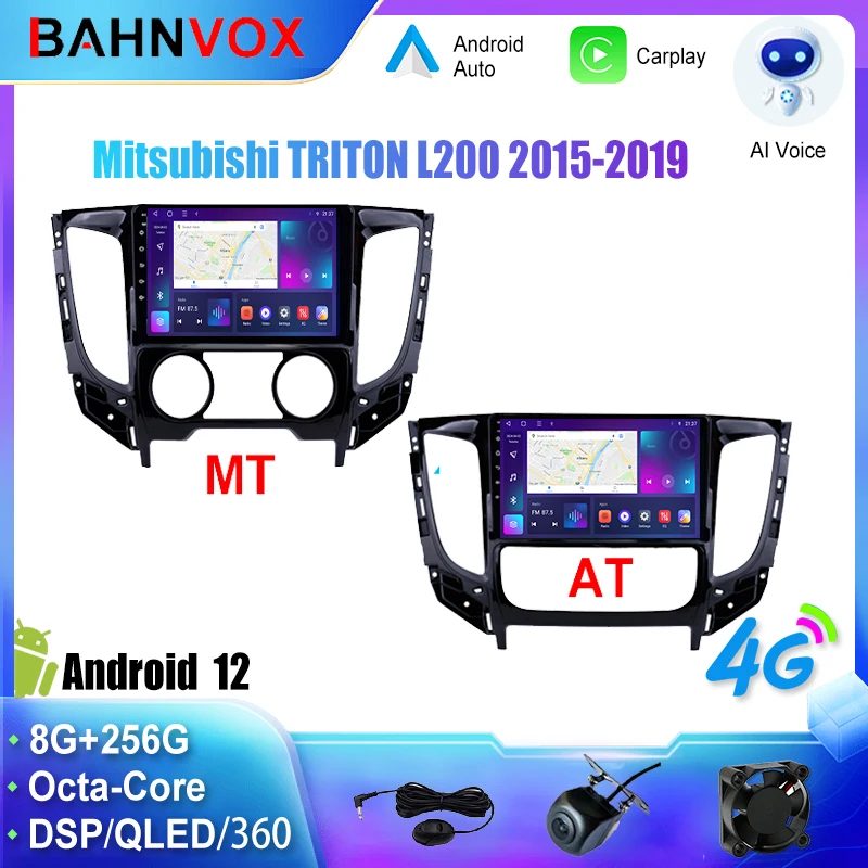 Android Car Radio GPS Navigation Multimedia Video Player for Mitsubishi TRITON L200 2015-2019 Stereo Tape Recorder Screen 4G