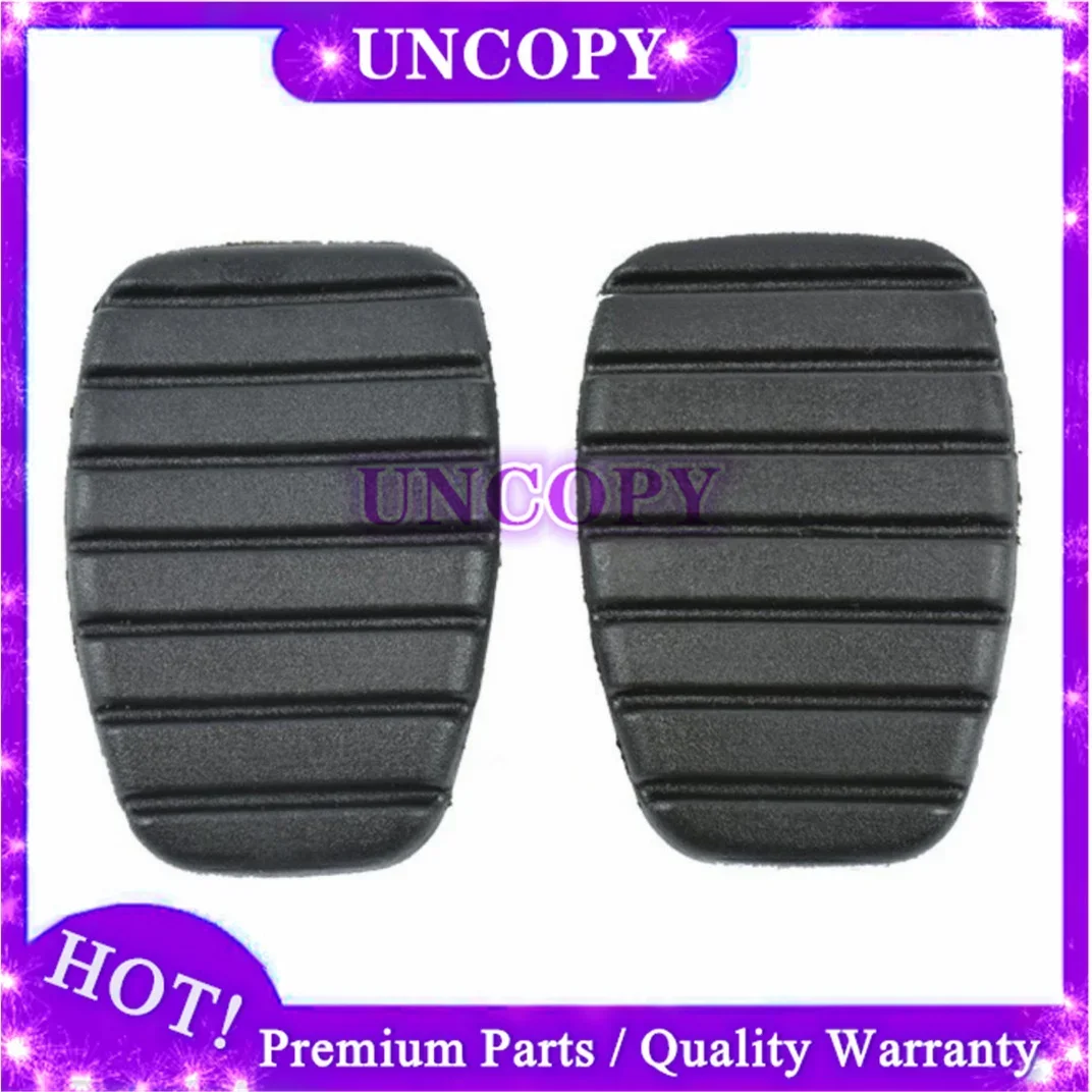 NEW 2X 7700416724 Car Brake Clutch Pedal Rubber Pad Cover For Renault Megane Laguna Clio Kangoo Scenic Espace Modus