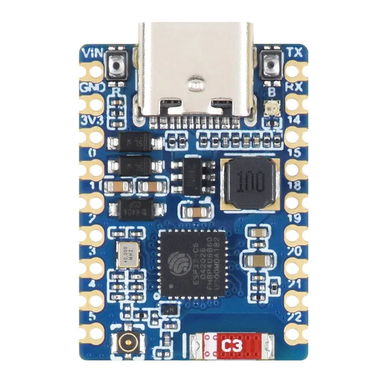 placa-mini-esp32-c6-zero-b-de-ampla-voltagem-suporta-wifi-6-e-bluetooth-5