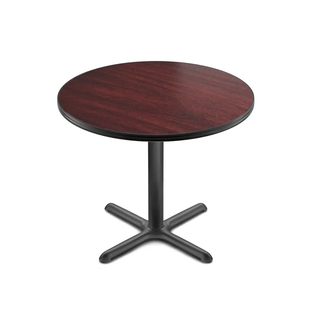 

OECT13636XDMY Premium Commercial-Grade Restaurant and Breakroom Cae Table (Round, 36 in Diameter, 30 in Dining Height, X-Base, B