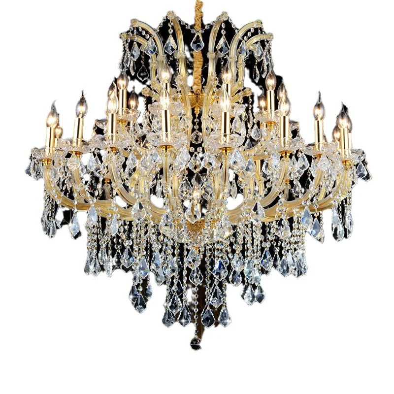 

European style, luxury, crystal, chandelier, French style, duplex, stairs, villa, hotel
