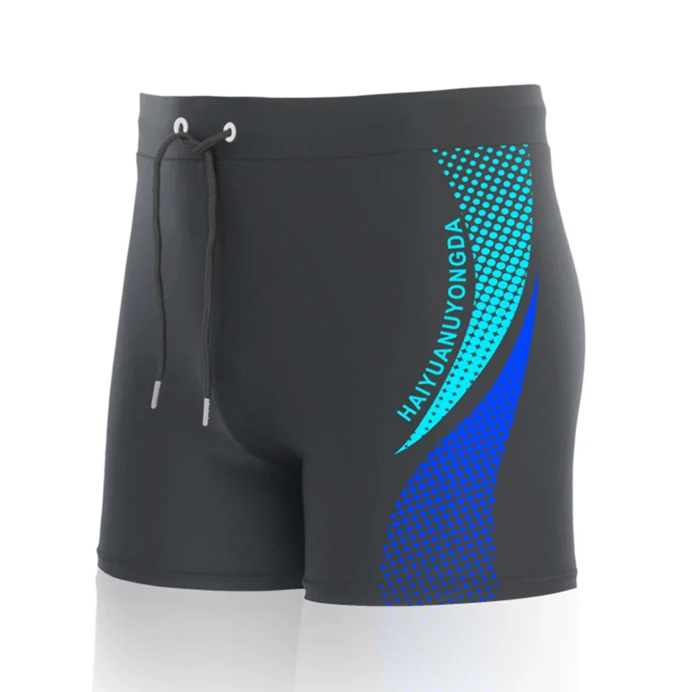 Men Swimming Trunks Quick-drying Beach Shorts Swim Trunks With Drawstring Lined L-5XL Swim Briefs Man Sportswear