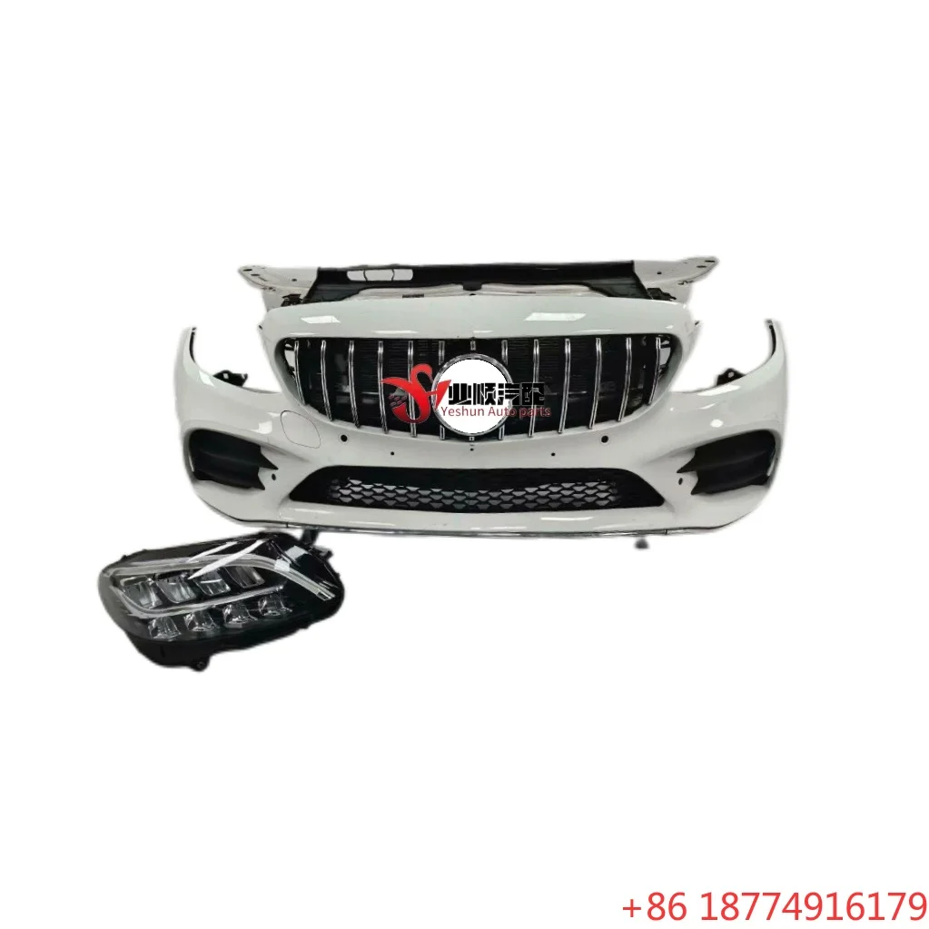 

High Quality Direct Sales C-Class 205 Bumper with Headlights Body Kit for Car Bumpers