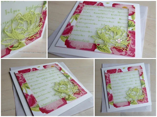 Piggy Craft Metall-Stanzformen, geschnittene Matrizenform, Blumendekoration, Scrapbook-Papier, Bastelform, Klingenstanzer, Schablonen