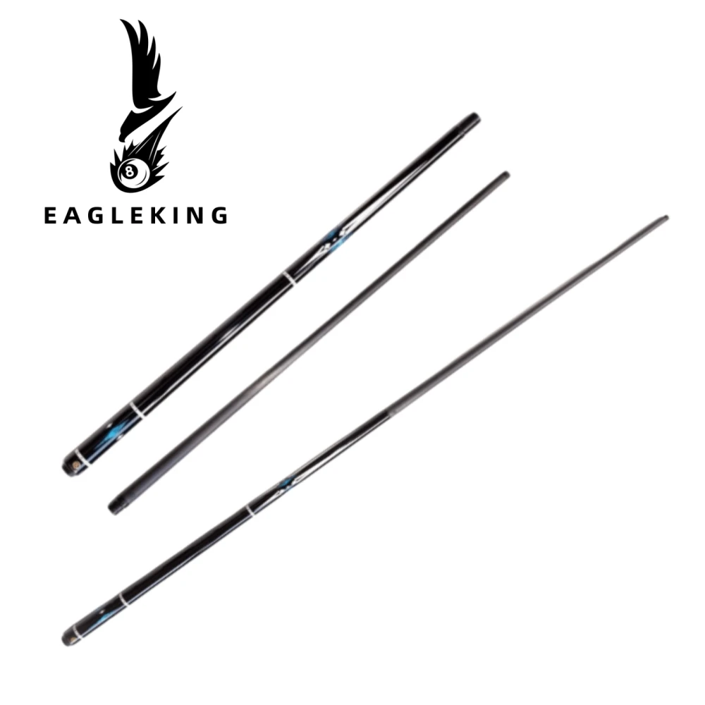 2023 New Carbon Fiber Pool Cue 1/2 Split Cue 8-layer Pigskin Tech Wood Pool 12.4mm Tip Size Billiard Cue Carbon Fiber Shaft