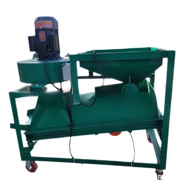 Small grain stone removal machine, rice and wheat specific gravity cleaning agricultural rapeseed peanut screening machine