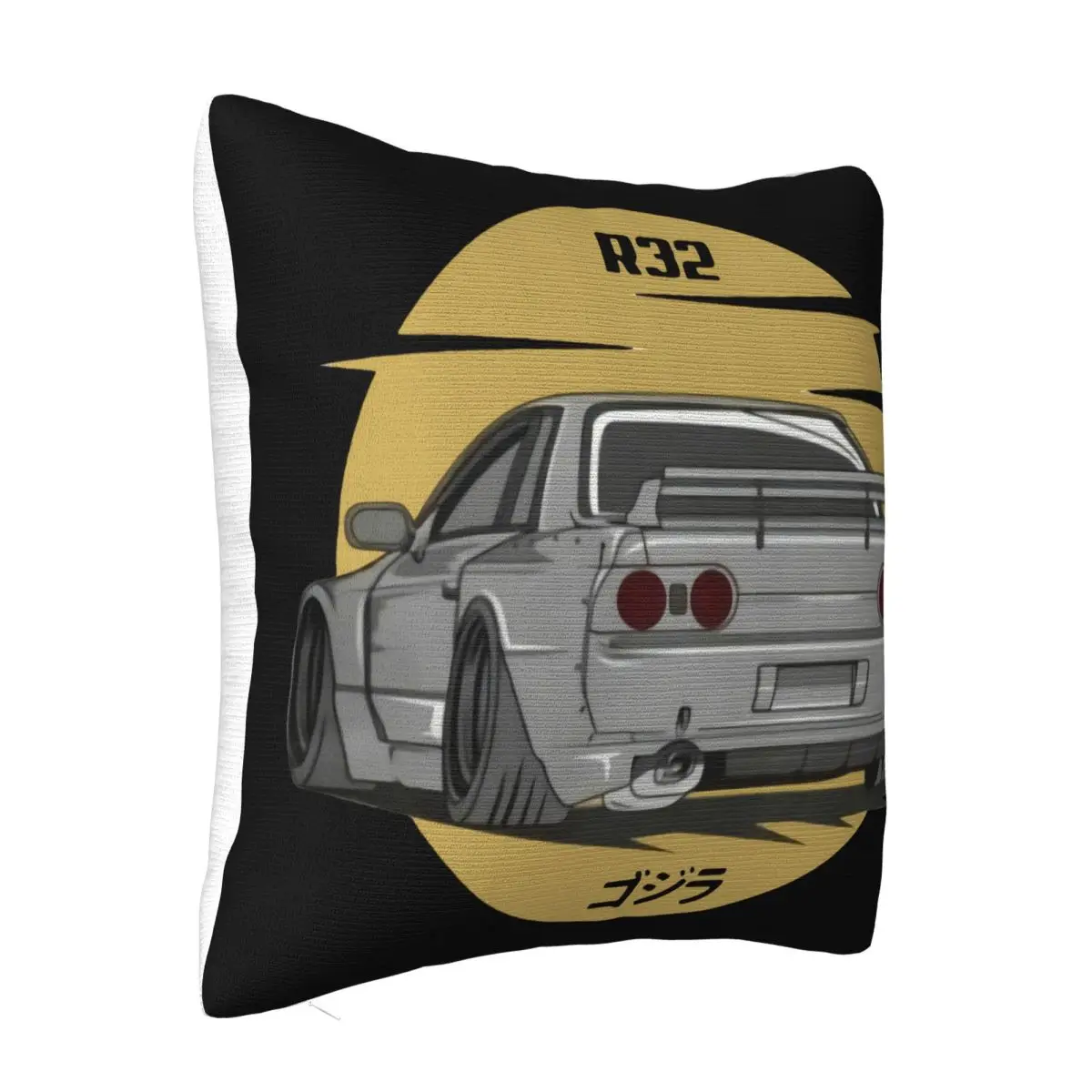 R32 Car Grey Legend Jdm Japanese Cars Sportcar Engine For Men Clothes Classic Pure Cotton Pillow Case