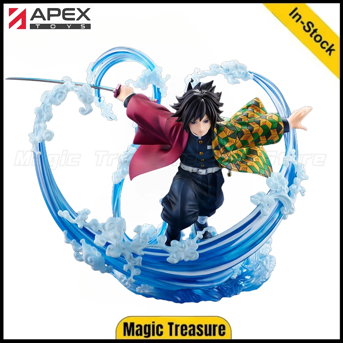 

【В наличии】Оригинальная фигурка WING ANIPLEX+ Demon Slayer: Kimetsu No Yaiba Tomioka Giyuu масштаб 1/8, игрушка в подарок