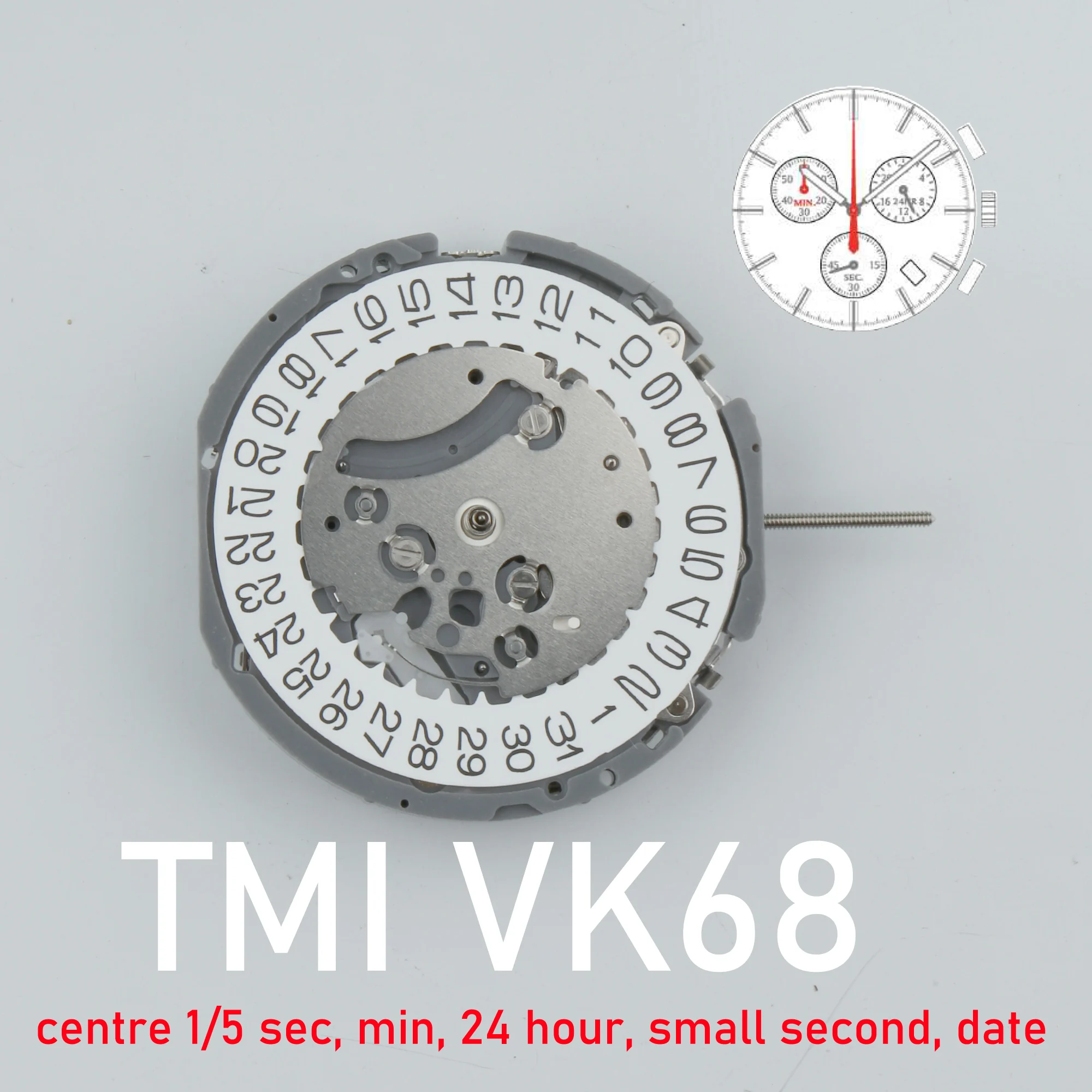 VK68 movement New Japan Seiko Vk68a Quartz Movement Original SII