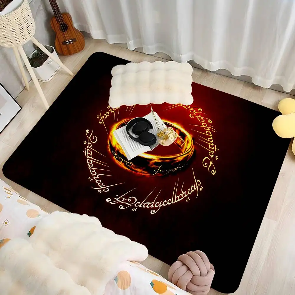 The L-Lord Of The R-Rings Movie Floor Mat Rectangle Anti-slip Home Soft Badmat Front Door Indoor Outdoor Mat Hotel Decor Mat