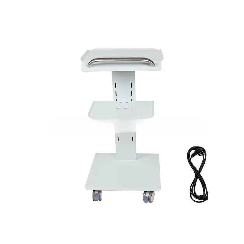 Medical Trolley Mobile Shelf Table Dental Unit Portable Cart With Silent Universal Wheels And Socket For Dental Clinic