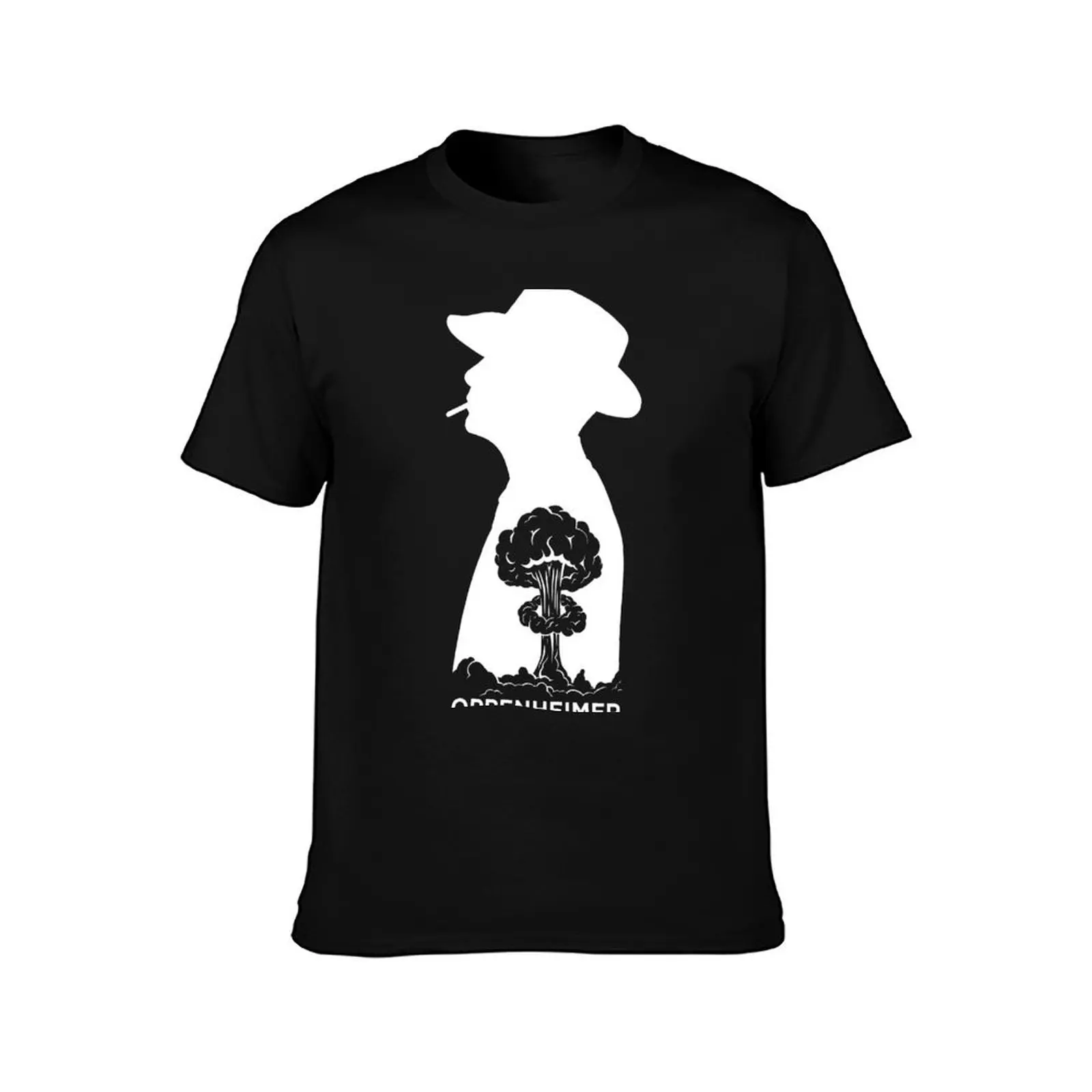 OPPENHEIMER, A Film By Christopher Nolan, Movie 2023 (White Edition) T-Shirt Basic Breathable Solid Color T-Shirt