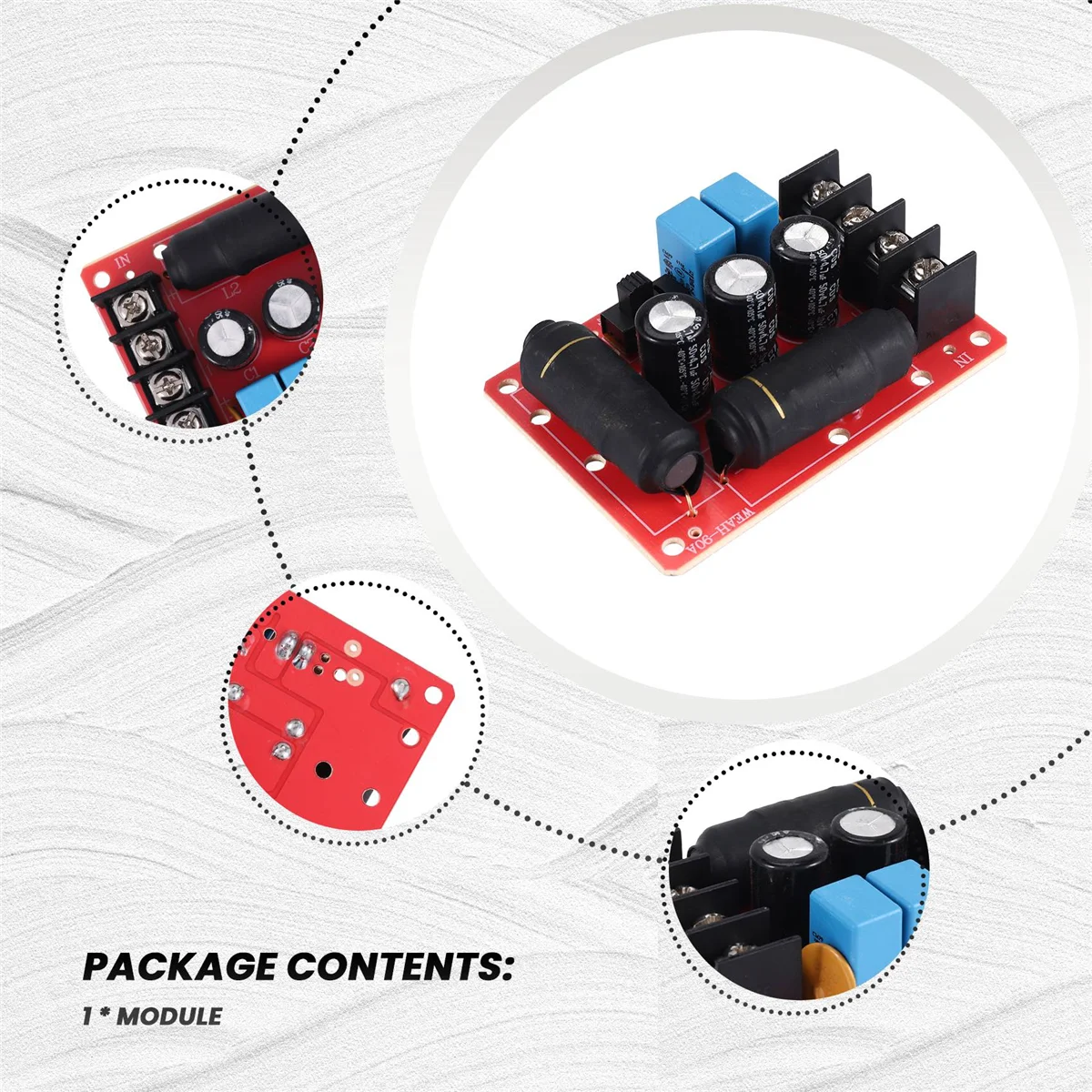 SMIEA Pure Bass ซับวูฟเฟอร์ Second-Order Crossover ลําโพงความถี่ DIY โฮมเธียเตอร์