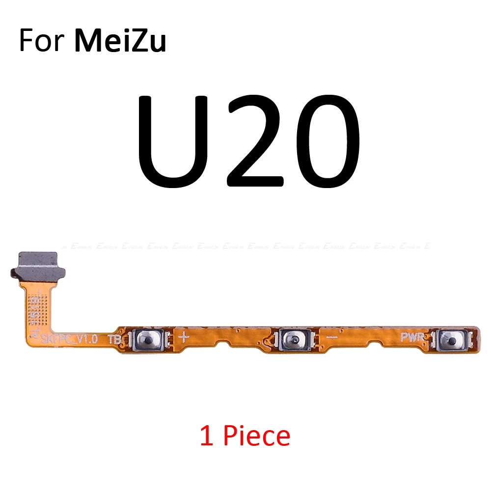 Przełącznik zasilania ON OFF Przycisk regulacji głośności Elastyczny kabel do MeiZu 16 X8 M8 Lite U20 U10 Pro 7 6 Plus Części zamienne