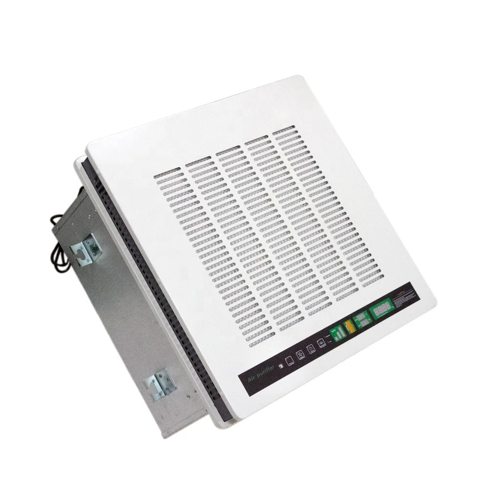 Ceiling Mounted ESP Air Purifier Industrial 1300CFM Commercial Fresh air System for Hospital Clinic Office