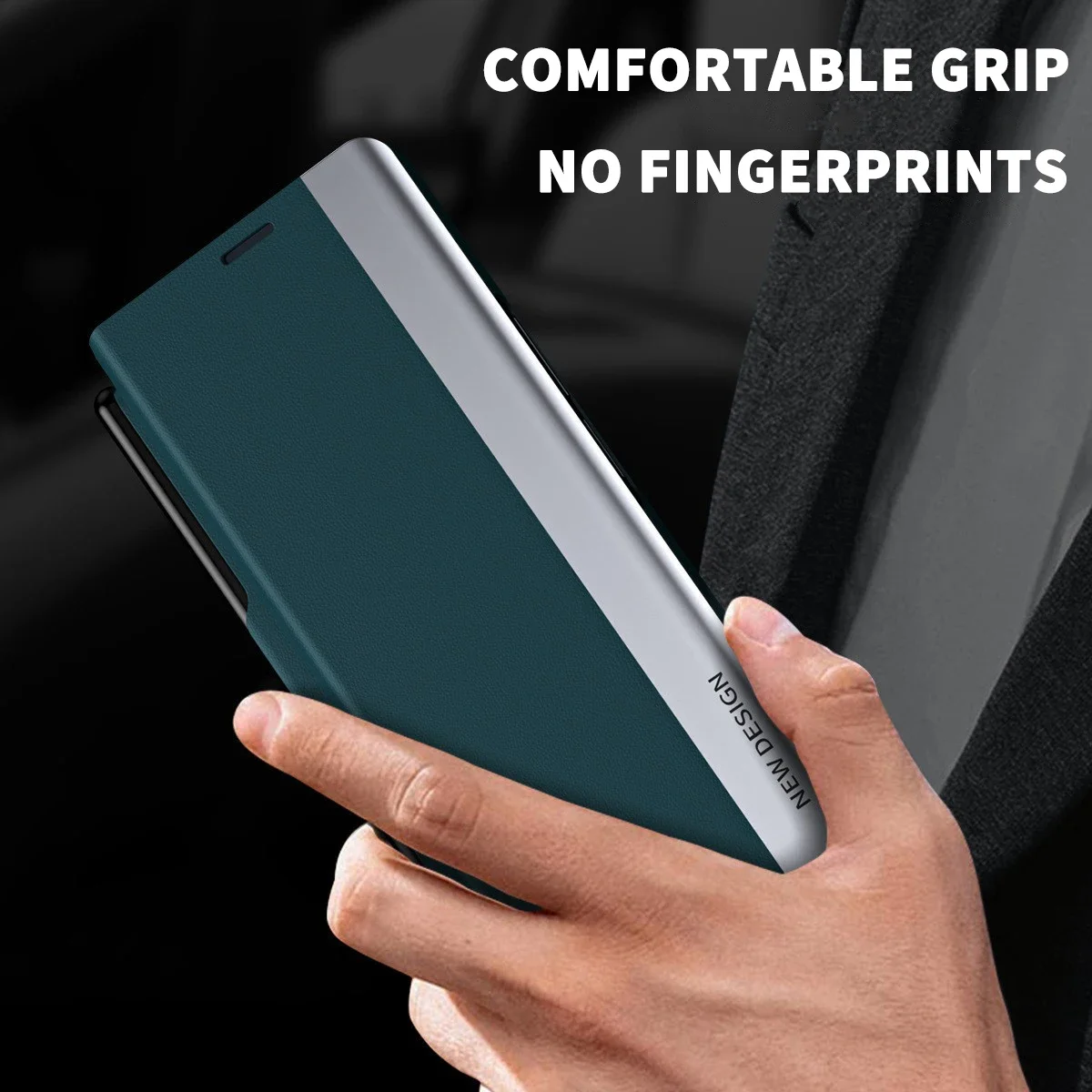 Funda de cuero con solapa magnética para Samsung Galaxy Z Fold 5, 4, 3, 5G, ranura para bolígrafo, S Pen, Z Fold5, Fold4, Fold3