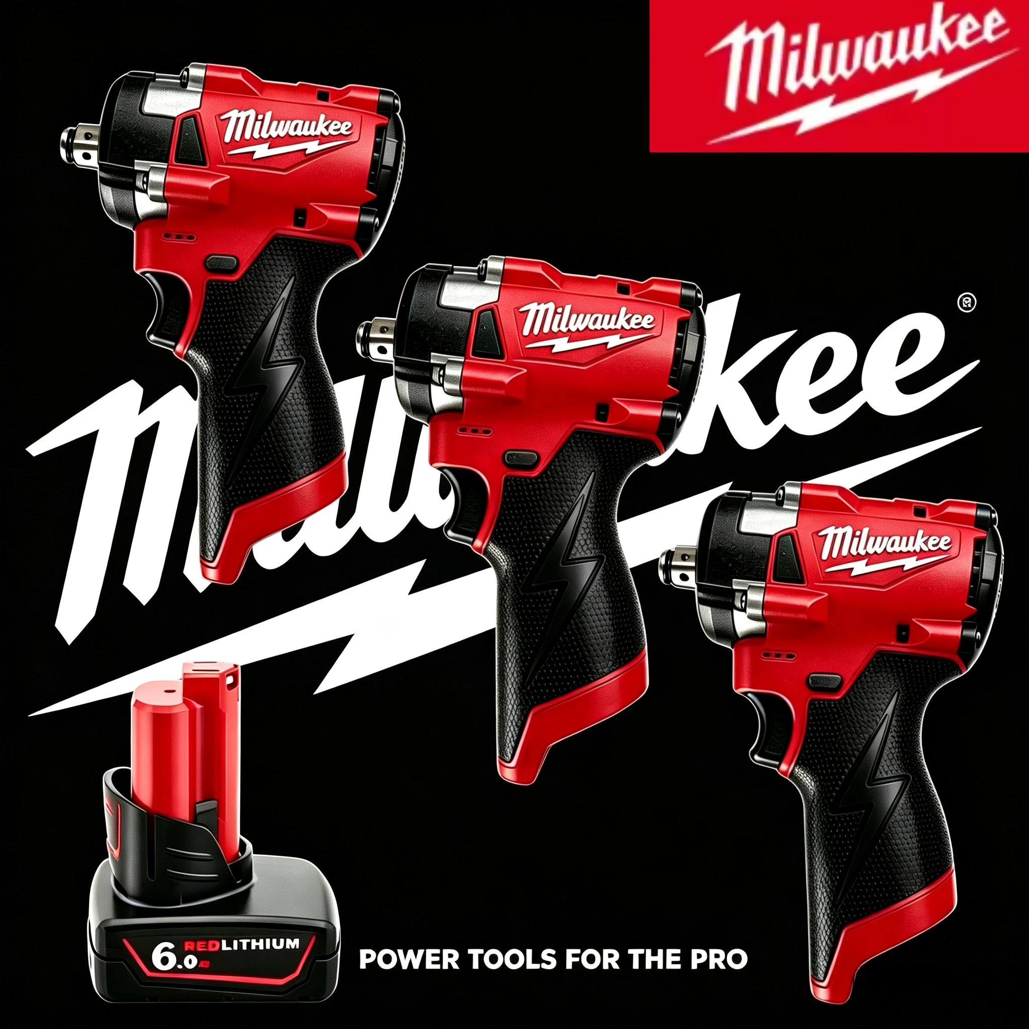 

Milwaukee 12V detachable lithium battery with safety protection, compatible with brushless drills and electric wrenches.