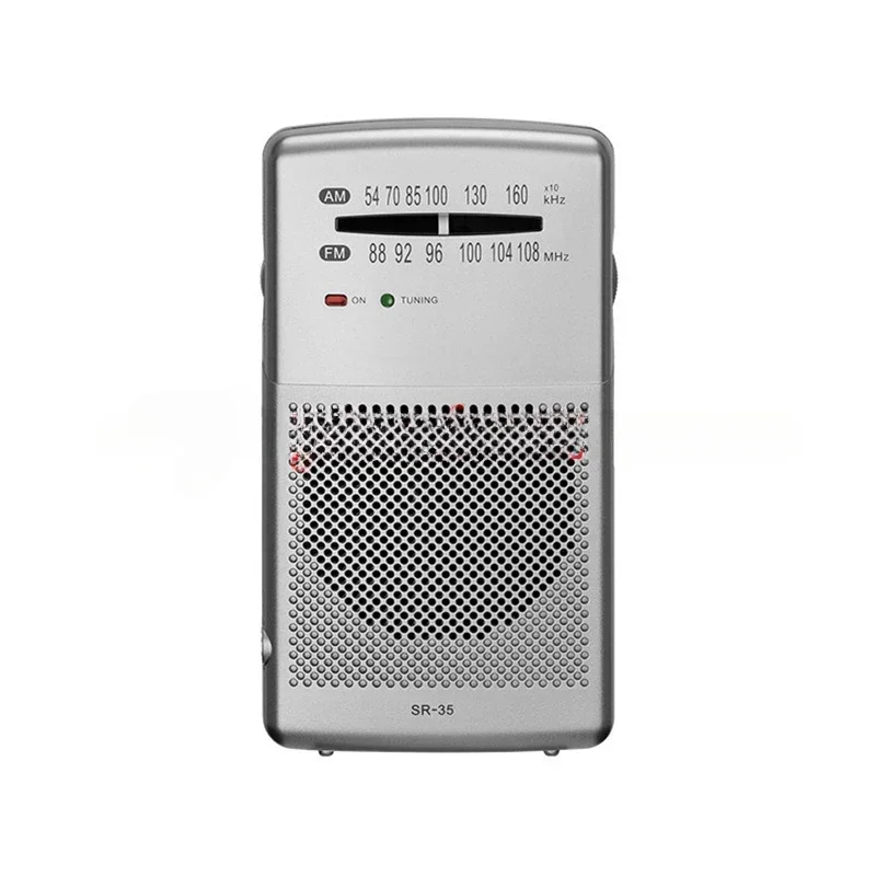 radio, the new portable mini two-band walkman SR36 for the elderly, FM 88-108MHz, Medium wave 520-1710KHz