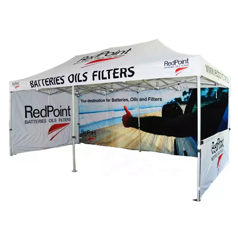 Tongjie Pop Up Tent USA & Australia Overseas Warehouse Custom Frame Printed Logo & Pattern Wind Easy To Set Up