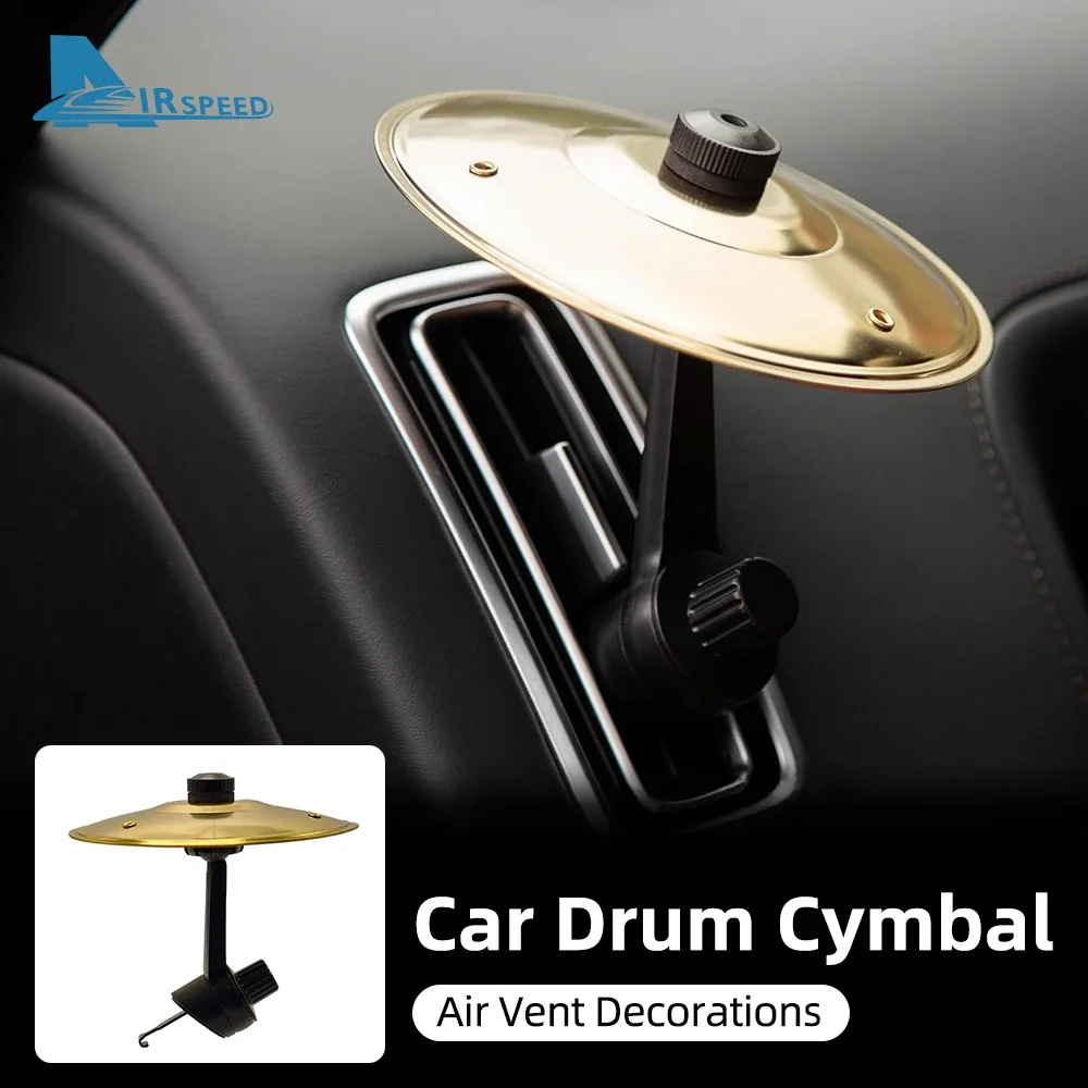 For All Types Car Vent Outlet Universal Automotive Interior Accessories Car Crash Cymbal Easy Installation And Rugged Suitable