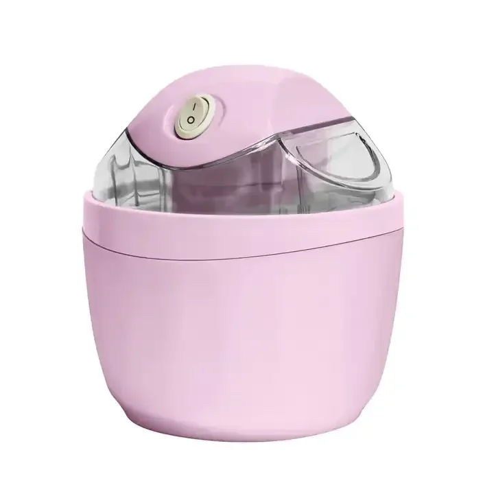 ATC-1020 Mini Electric Ice Cream Maker 1.2L Household Automatic Ice Maker Fruit Ice Puree Maker