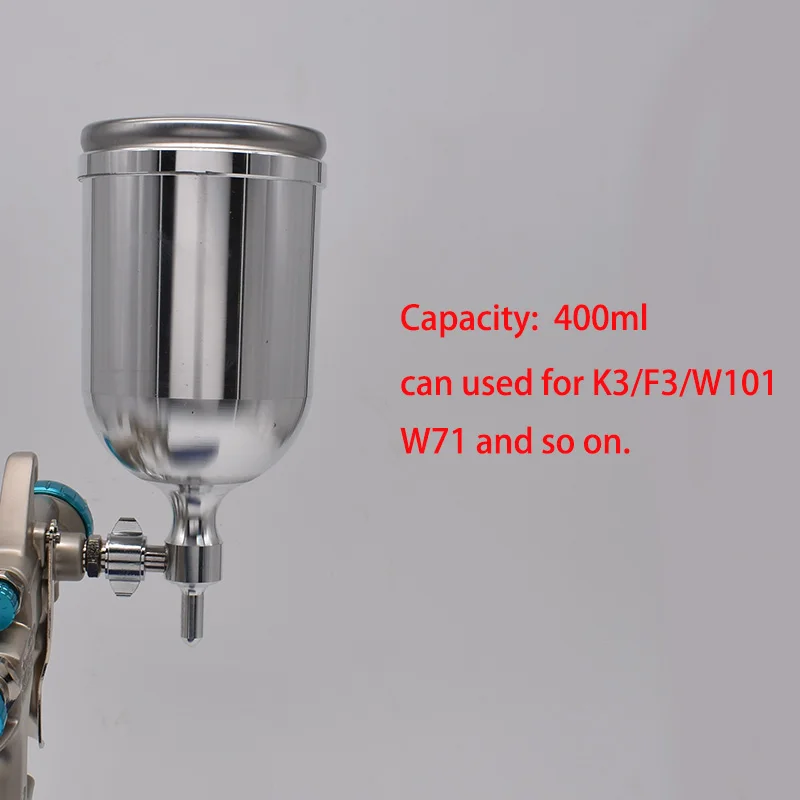 Spray Paint Cup Spray Gun Tank 250ml 400ml 600ml Paint Spray Gun Cup Air Gravity Paint Pot Replacement Cup for Air Sprayer Guns