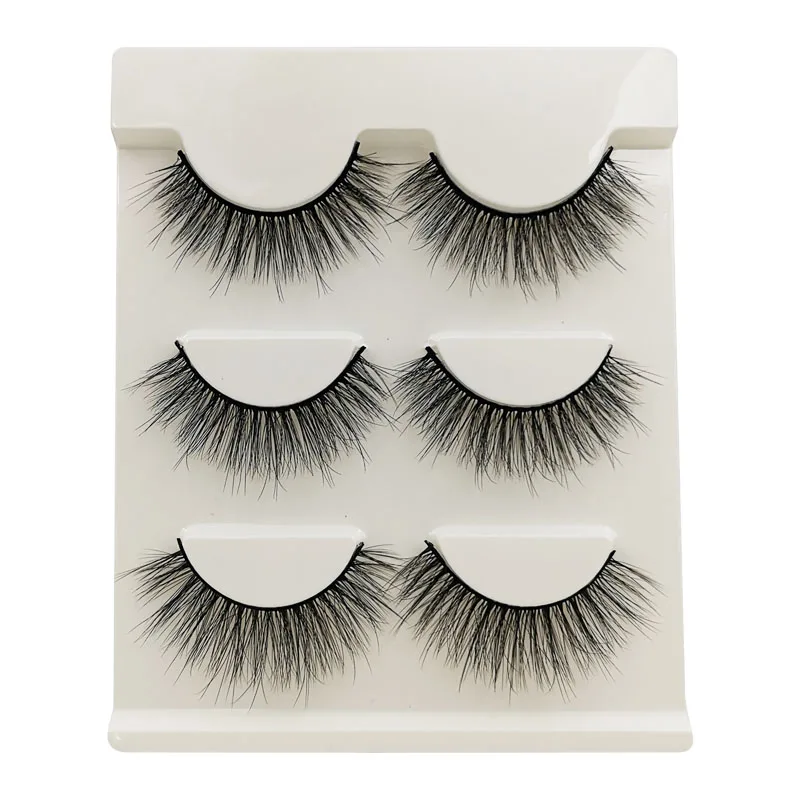 3/5 Pairs 3D Mink False Eyelashes, Natural Look