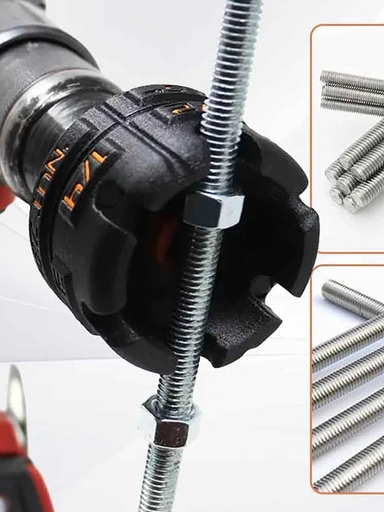 Picture 5: Slotted Wing Nut Spinning Drive Kit Multifunction Hex Shank Nut Driver Extractor Portable Bolt Extractor Tool Wrenches Tool Set