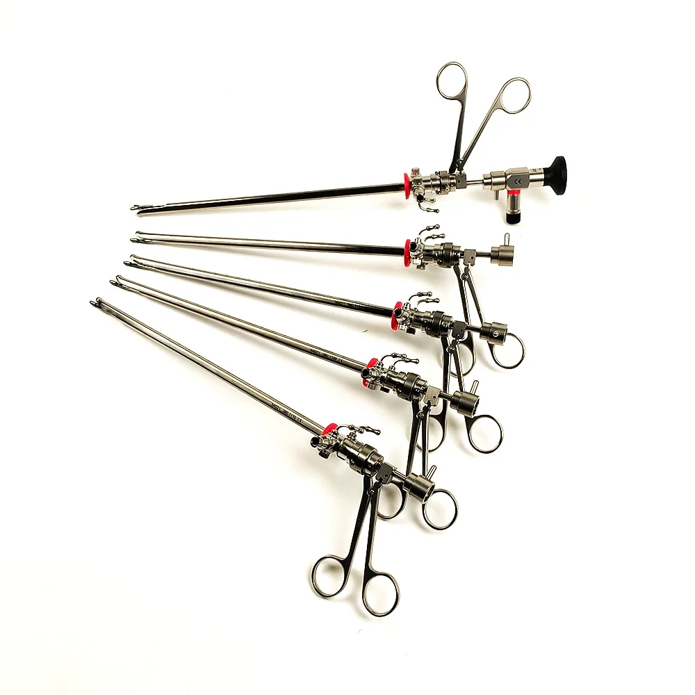 

Camjoy 2.7mm/2.9mm/3mm/4mm Cystoscope Instrument set 0/12/30/70 Degree Endoscope Cystoscopy Instruments Urology