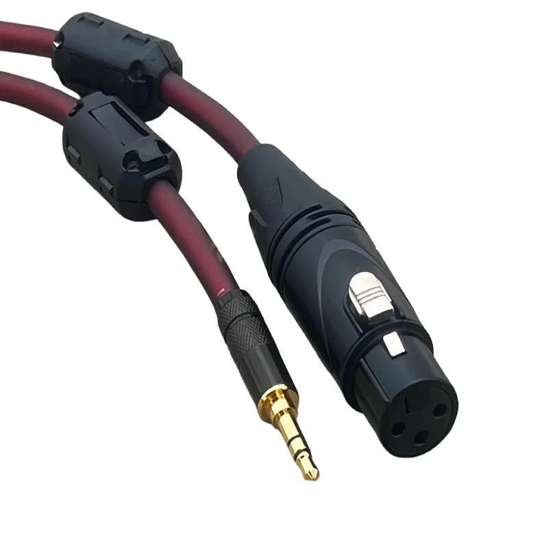 3.5mm to Cannon female balanced microphone noise reduction and anti-interference microphone wire cable