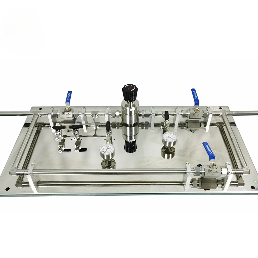 Painéis a gás manuais para argônio, 1"