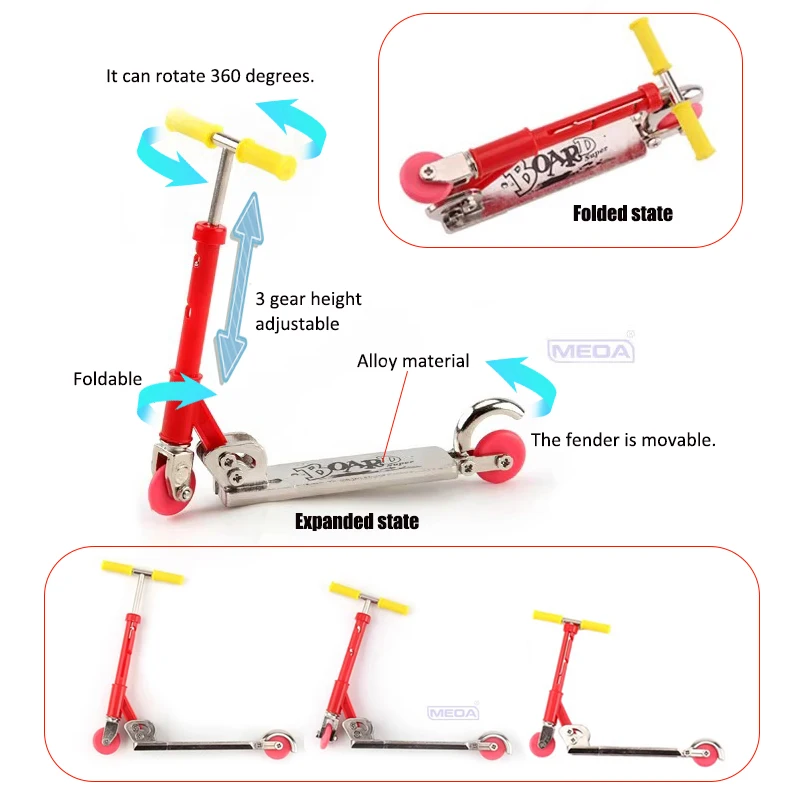 Kit di Giocattoli per le Dita Finger Skatepark con Tavola DIGIT DECKS, Rampa e Ostacoli, Attrezzatura Sportiva per le Dita, Modellini Giocattolo