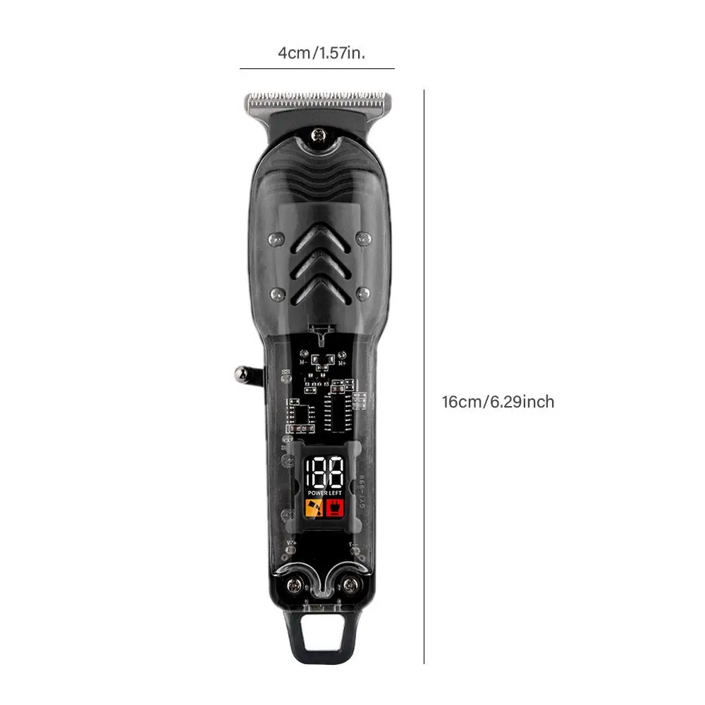 Professional Electric Hair Clipper Set, 1 Set Rechargeable Hair Trimmer & Accessories, Hair Cutting Kit for Men, Great for Styli image 6